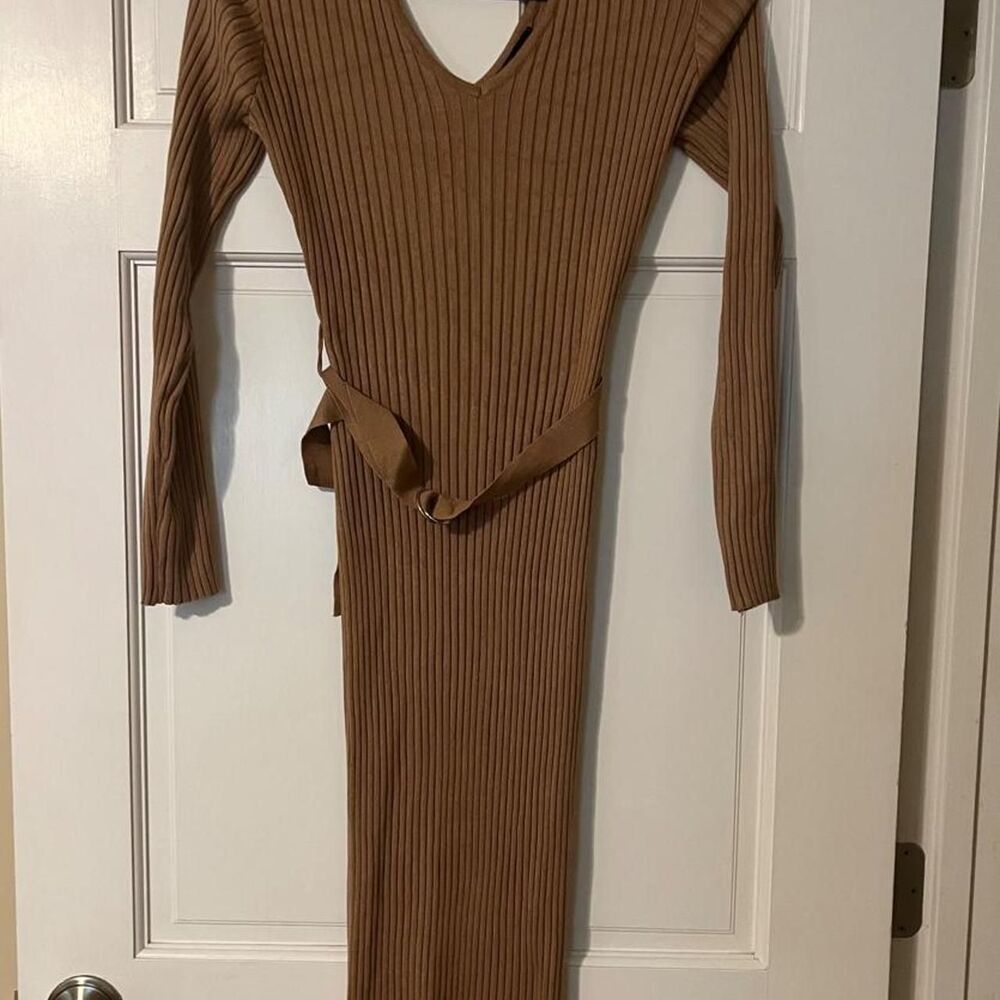 Almost-famous Women's Tan and Brown Dress